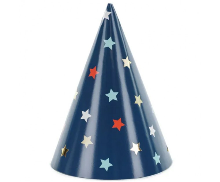 Chapéu Estrelas Multicoloridas