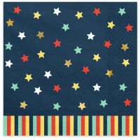 Guardanapos Estrelas Multicoloridas