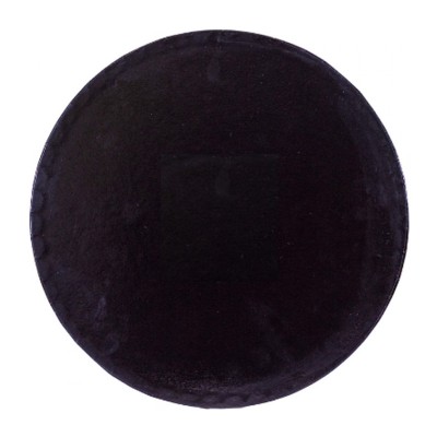 Base Redonda Alta Preta 25 x 1.2 cms