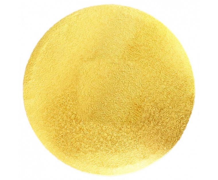 Base Redonda Dourada Claro 20 x 1.2 cms