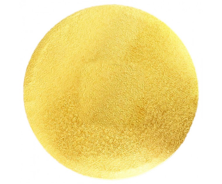 Base Redonda Dourada Claro 35 x 1.2 cms