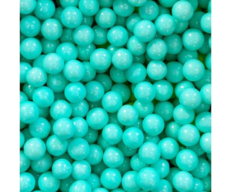 Pérolas Açúcar Azul Pastel 10mm 