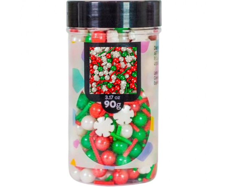 Mix Confetis Cores Natal 90grs