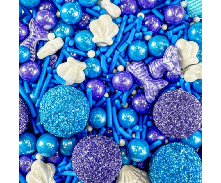 Mix Pérolas e Confetis Blue Sea Mix Pérolas e Confetis Blue Sea