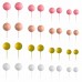 Topo Bolo Bolas Mix Rosa 