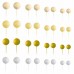 Topo Bolo Bolas Mix Amarelo