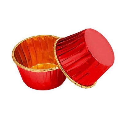 50 Mini Tacinhas Vermelhas