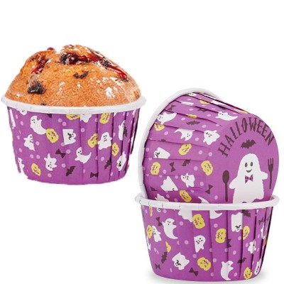 Conj .50 Forminhas Fantasmas Halloween