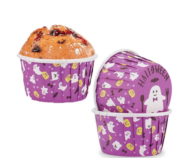 Conj .50 Forminhas Fantasmas Halloween
