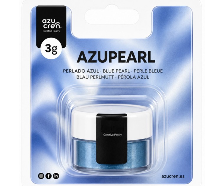 Corante em Pó Perolado Azul