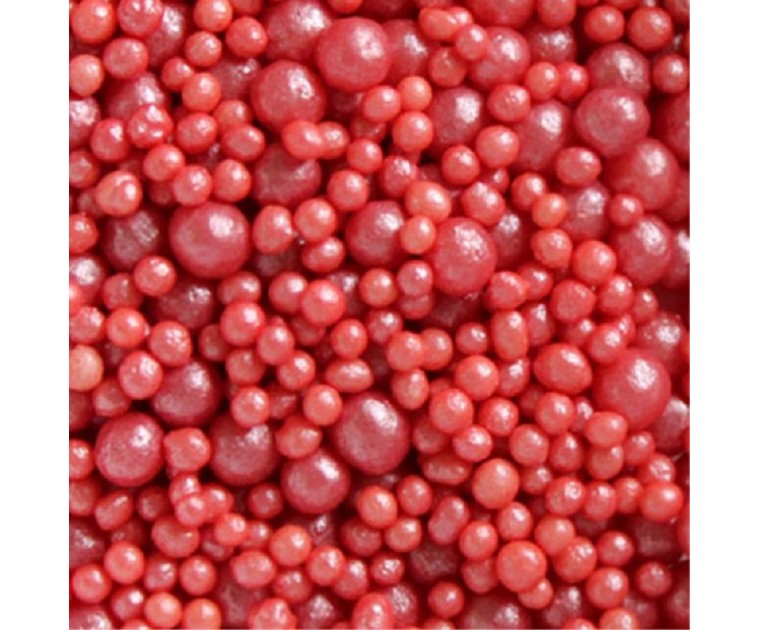 Mix Missangas Vermelhas 1.5 e 4mm