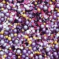 Mix Confetis e Pérolas Roxo