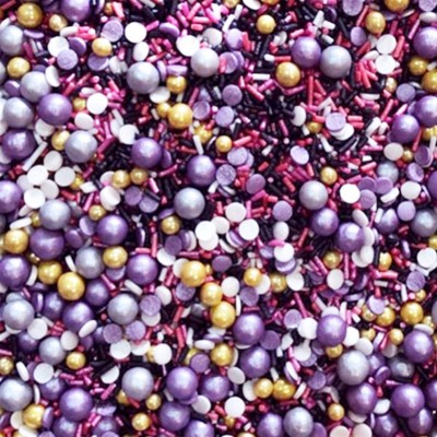 Mix Confetis e Pérolas Roxo Mix Confetis e Pérolas Roxo