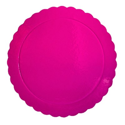 Base Redonda Rosa Forte Recortada 20 cms