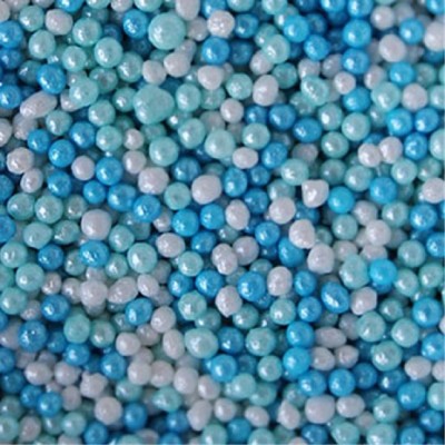 Missanga Mix Branca e Azul