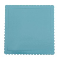 Base Quadrada Azul Claro Recortada 30 cms