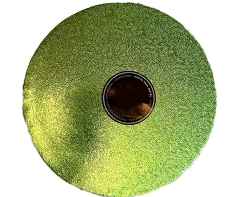Base Redonda Verde 30 x 1.2 cms