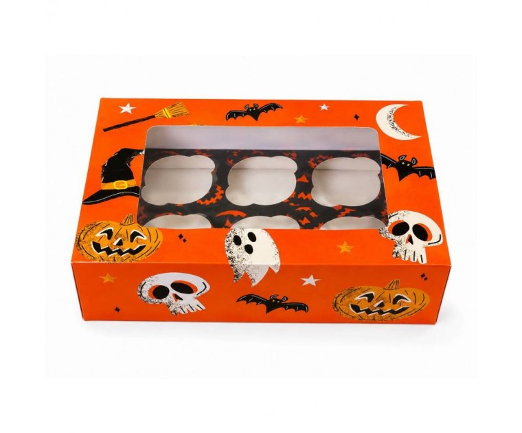 Caixa 6 Cup Cakes Halloween