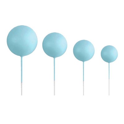 Topo Bolo Bolas Azul Claro