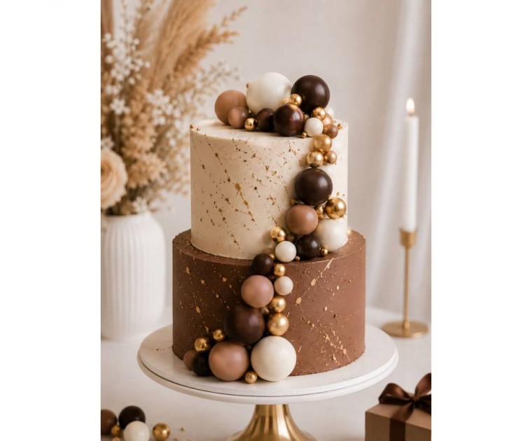 Topo Bolo Mix Bolas Chocolate