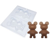 Forma Especial Urso Médio com silicone 3 partes