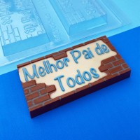 Molde Tablete Melhor Pai de Todos 3 Partes