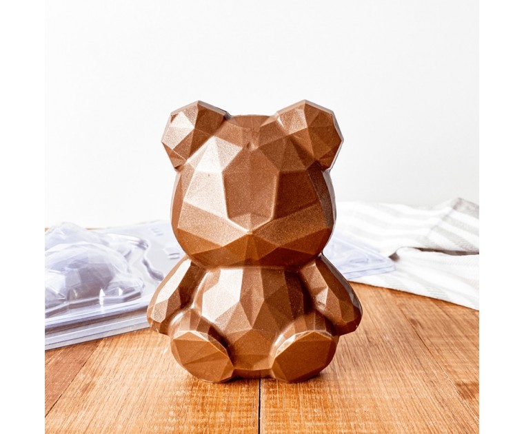 Molde Urso Lapidado 3 Partes