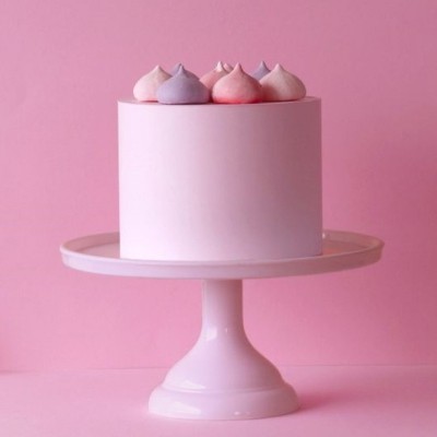 Cake Stand Pequeno Melamina Rosa