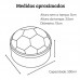 Caixa Acrílica Bola Transparente - 500ml Caixa Acrílica Bola Transparente - 500ml