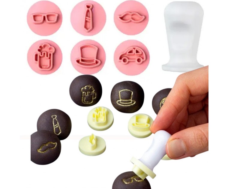 Carimbos para Brigadeiros Masculinos Carimbos para Brigadeiros Masculinos