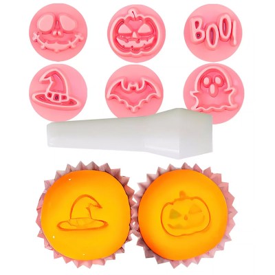 Carimbos Brigadeiro Halloween Rosa