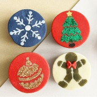 Kit Mini Stencils Bento Cakes /Bolachas Natal 2