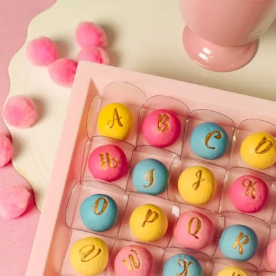 Carimbo Doces e Brigadeiros Letras Glamour