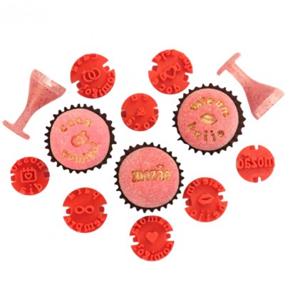 Carimbos Brigadeiros Frases Românticas