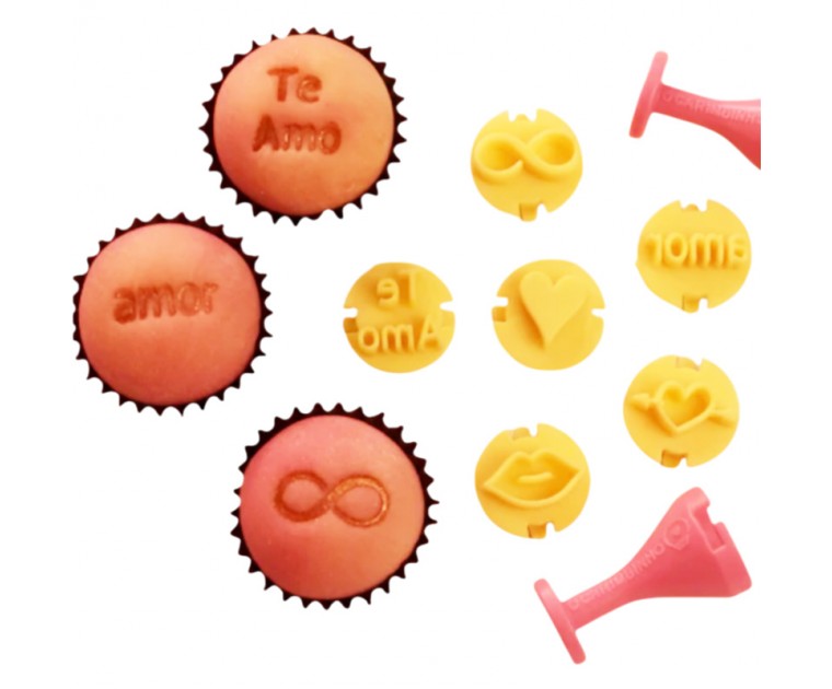 Carimbos Brigadeiros Romântico 