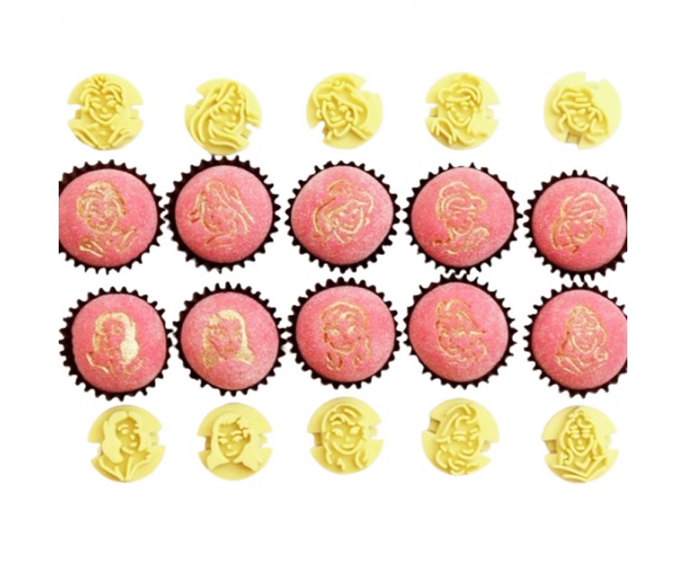 Carimbos para Brigadeiros Princesas