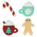 12 Decorações Açúcar Celebração Natal