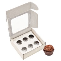 Caixa 6 Brigadeiros c/janela
