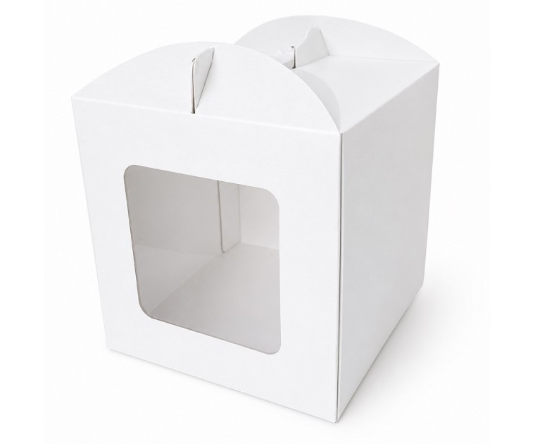 Caixa Branca Bolo 25x25x30