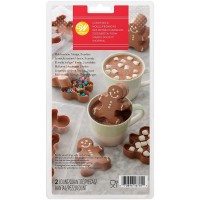 Conj. 3 Moldes Ginger Choco Bomb Wilton
