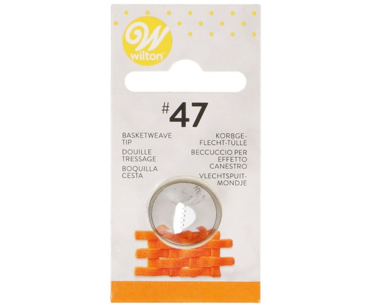 Bico Decoração Cesto Entrançado Wilton Nº47