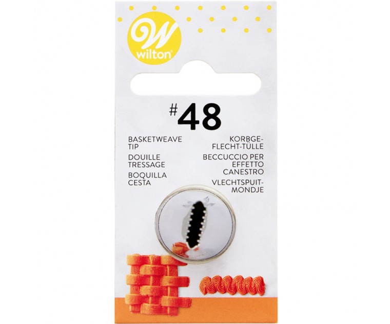 Bico Decoração Cesto Entrançado Wilton Nº48