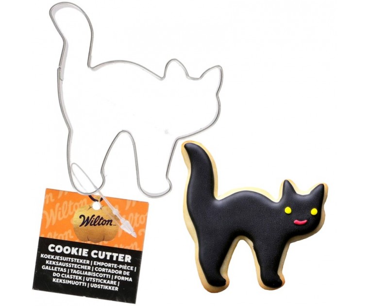 Cortador de Bolachas Wilton Gato Assustador 7,2 cm