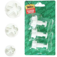 Set 3 Cortadores  Ejetor Boneco Gengibre