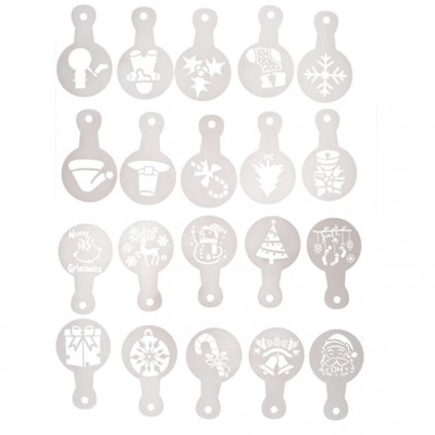 Kit 20 Mini Stencils Bento Cakes /Bolachas Natal
