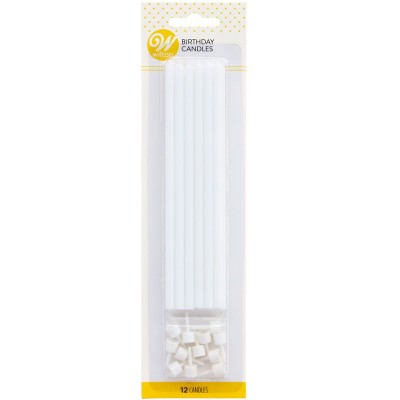 Velas Altas Brancas Wilton