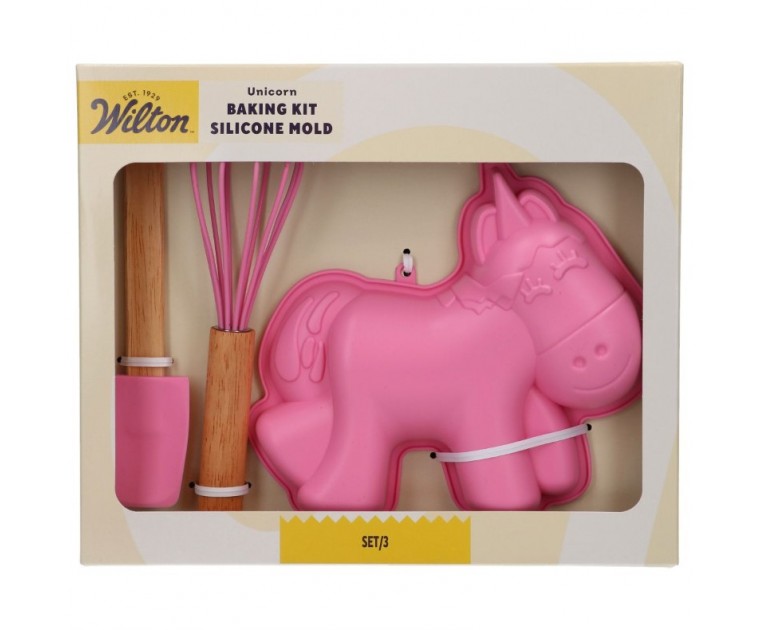 Kit Oferta Cozinha Unicórnio 3 utensílios