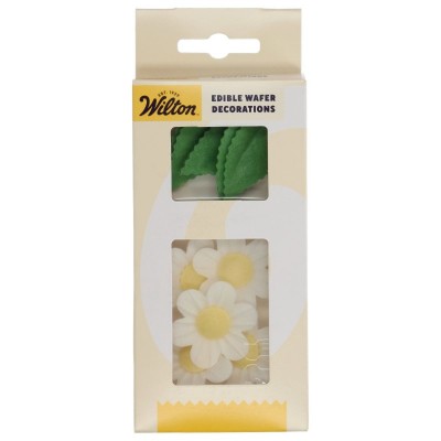 11 Decorações Comestíveis Wild Rose com Folhas