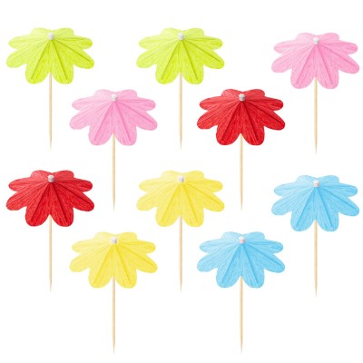 Picks Chapéus Cocktail Multicoloridos 