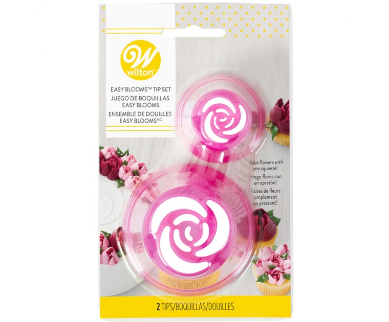 Conj. Decoração 2 Bicos Flores Fáceis Wilton